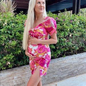 Worn once // floral dress